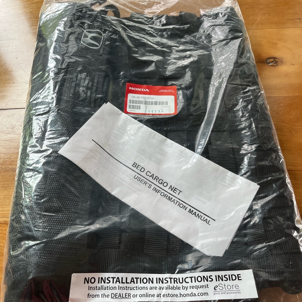 Honda Bed Cargo Net
